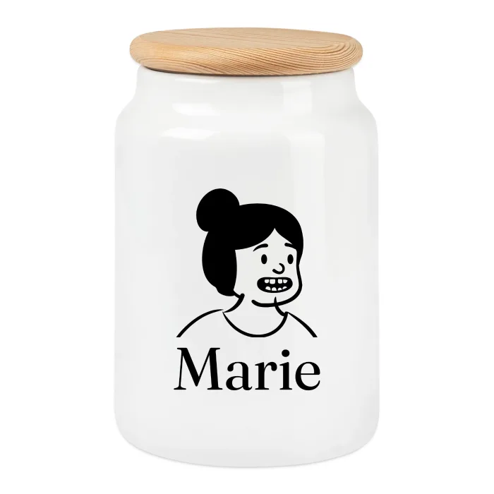 Boîte à biscuits personnalisée au prénom Marie