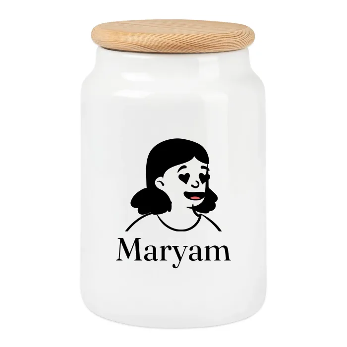 Boîte à biscuits personnalisée au prénom Maryam