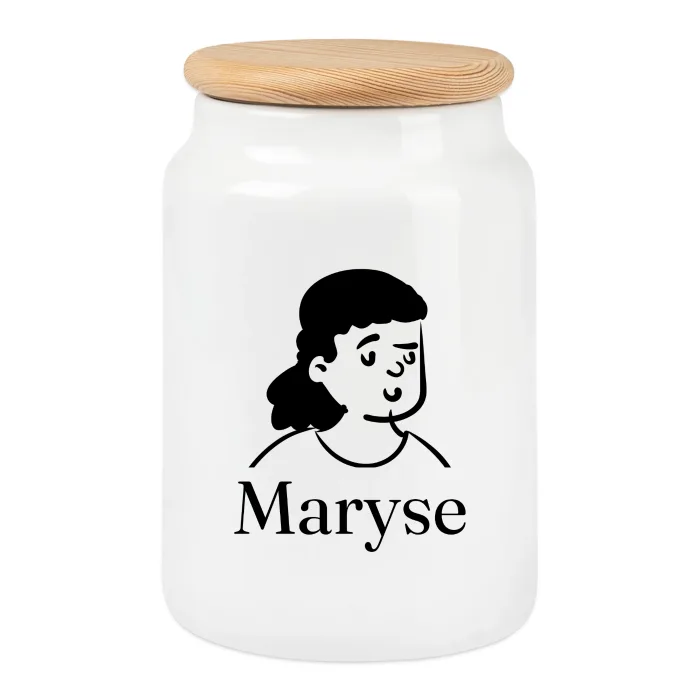 Boîte à biscuits personnalisée au prénom Maryse