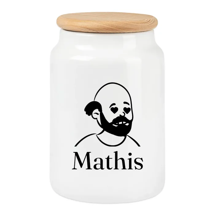 Boîte à biscuits personnalisée au prénom Mathis