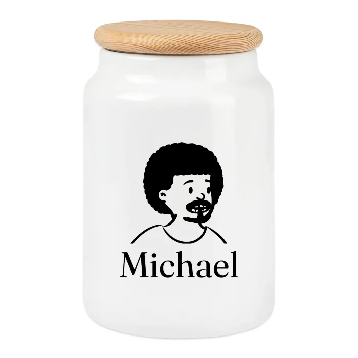 Boîte à biscuits personnalisée au prénom Michael