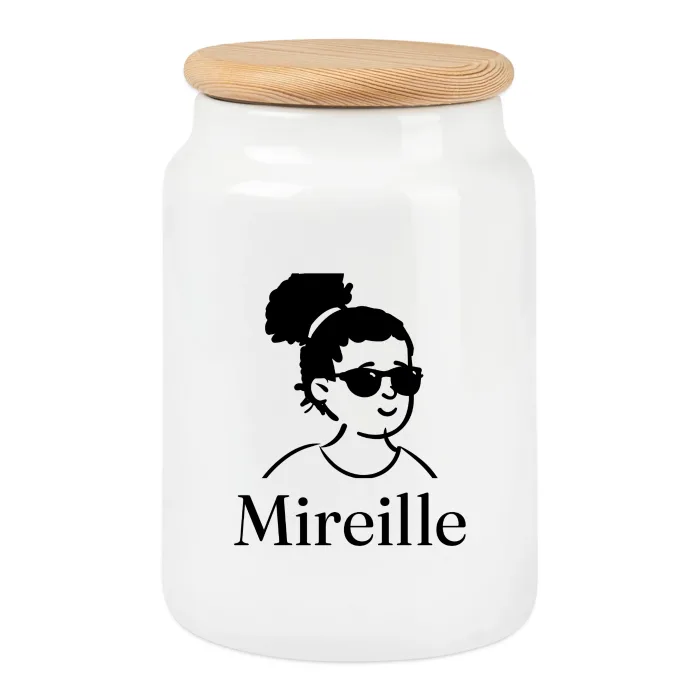 Boîte à biscuits personnalisée au prénom Mireille