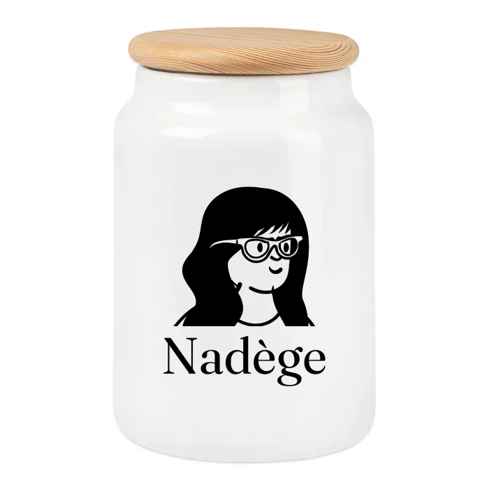 Boîte à biscuits personnalisée au prénom Nadège
