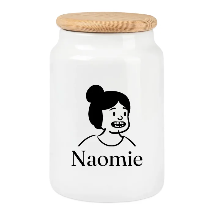 Boîte à biscuits personnalisée au prénom Naomie