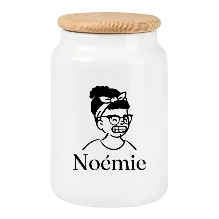 Boîte à biscuits personnalisée au prénom Noémie