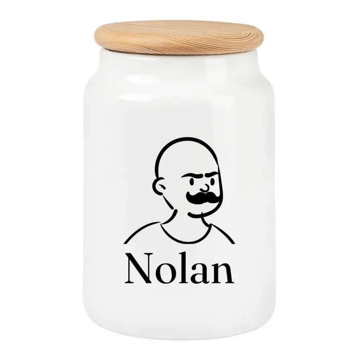 Boîte à biscuits personnalisée au prénom Nolan