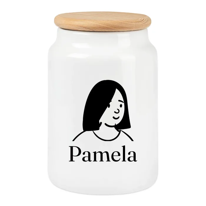 Boîte à biscuits personnalisée au prénom Pamela