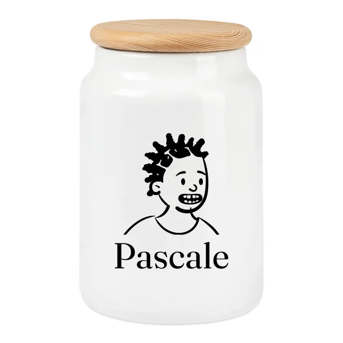 Boîte à biscuits personnalisée au prénom Pascale
