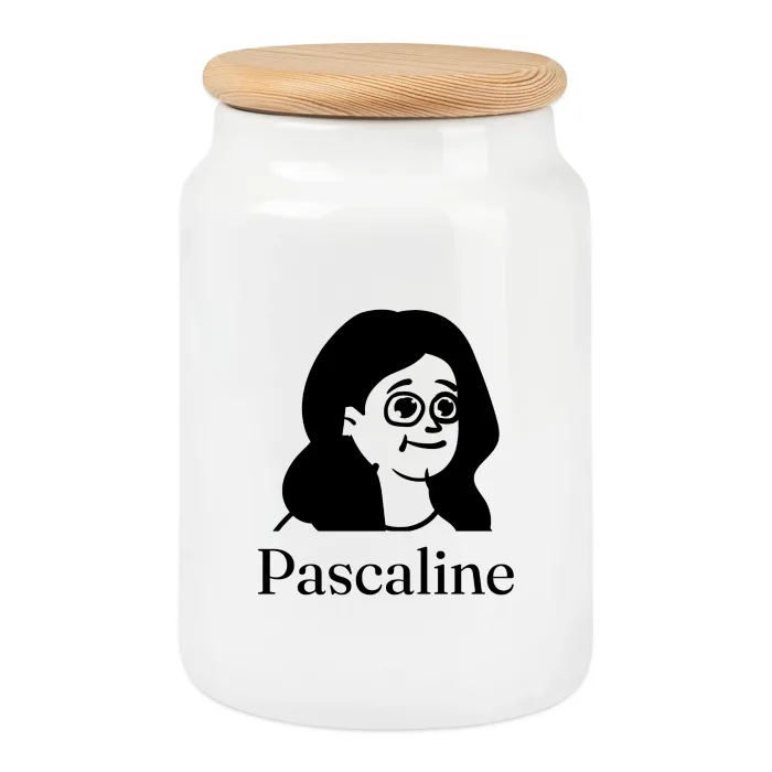Boîte à biscuits personnalisée au prénom Pascaline