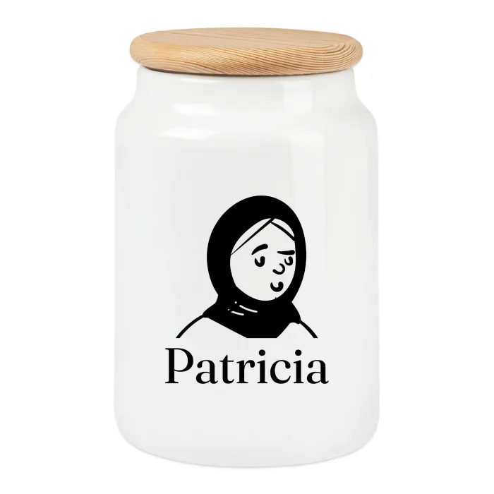 Boîte à biscuits personnalisée au prénom Patricia