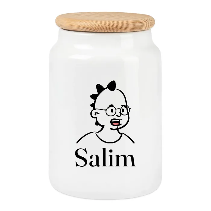 Boîte à biscuits personnalisée au prénom Salim