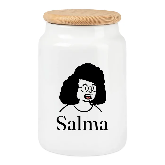 Boîte à biscuits personnalisée au prénom Salma