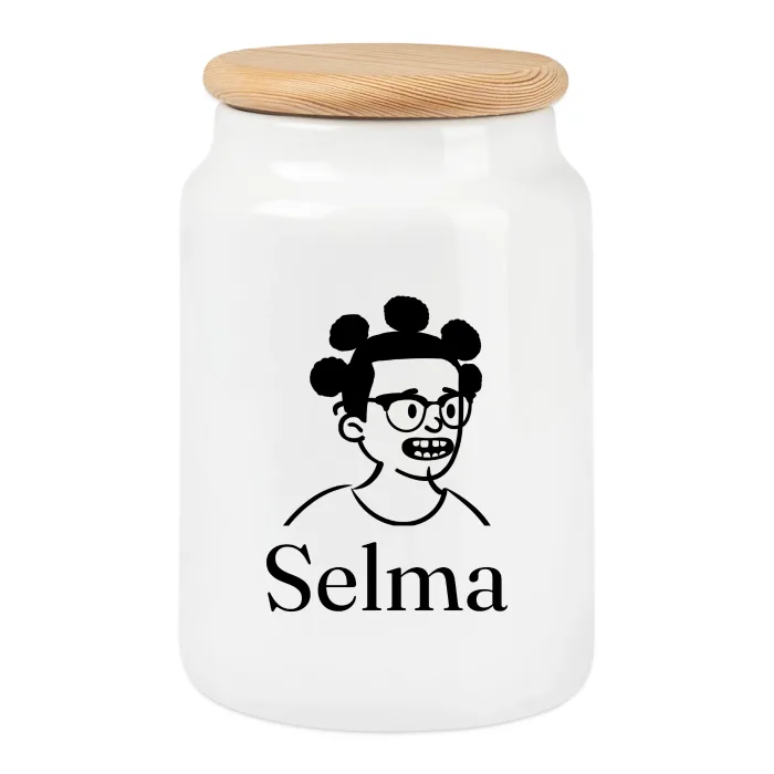 Boîte à biscuits personnalisée au prénom Selma