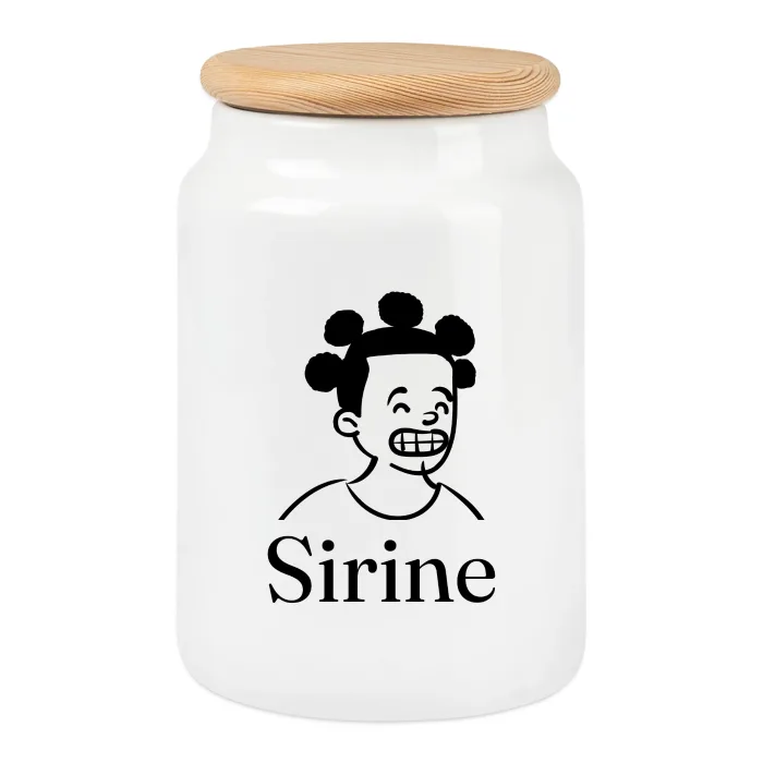 Boîte à biscuits personnalisée au prénom Sirine