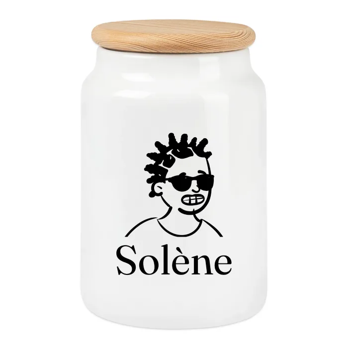 Boîte à biscuits personnalisée au prénom Solène