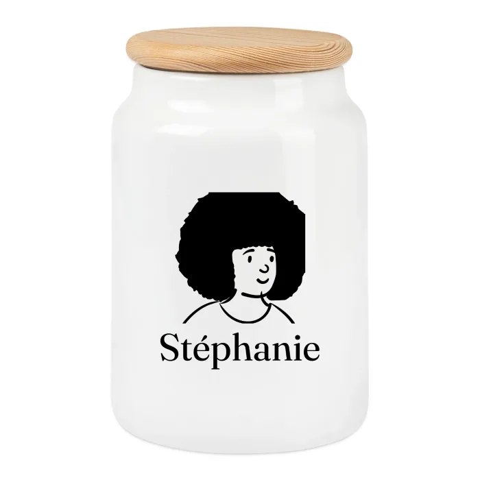 Boîte à biscuits personnalisée au prénom Stéphanie