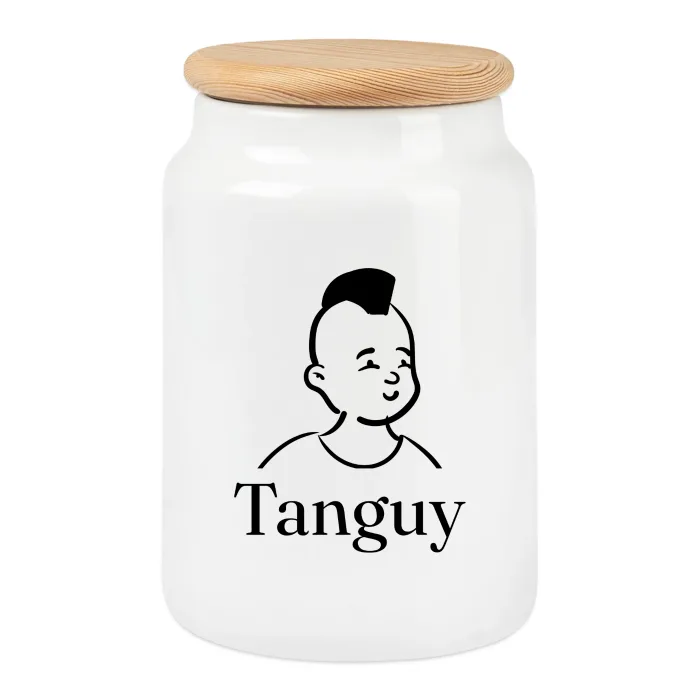 Boîte à biscuits personnalisée au prénom Tanguy