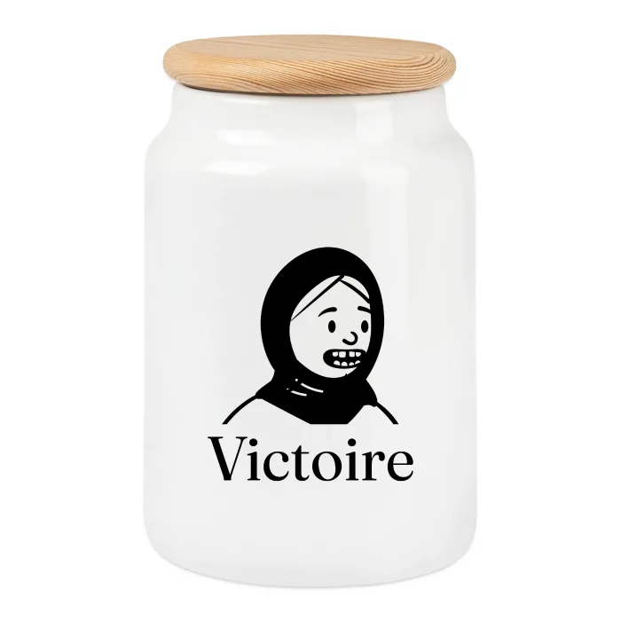 Boîte à biscuits personnalisée au prénom Victoire