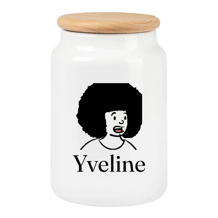 Boîte à biscuits personnalisée au prénom Yveline