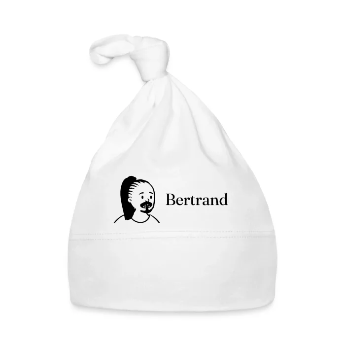 Bonnet bébé personnalisé au prénom Bertrand