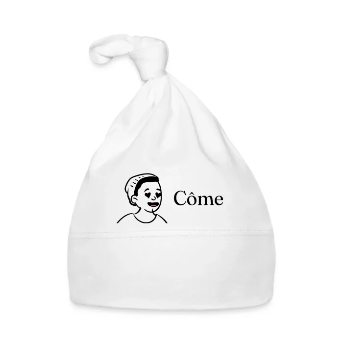 Bonnet bébé personnalisé au prénom Côme