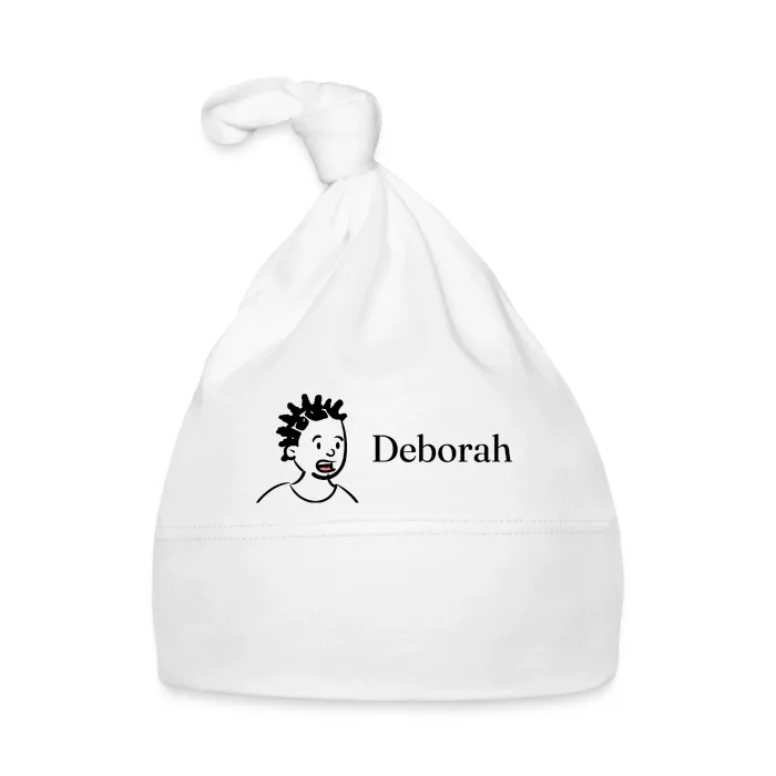Bonnet bébé personnalisé au prénom Deborah