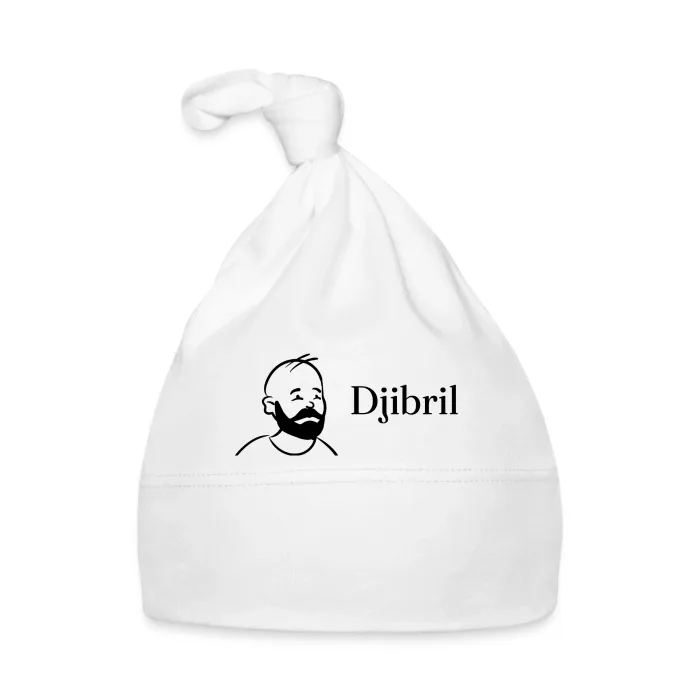 Bonnet bébé personnalisé au prénom Djibril