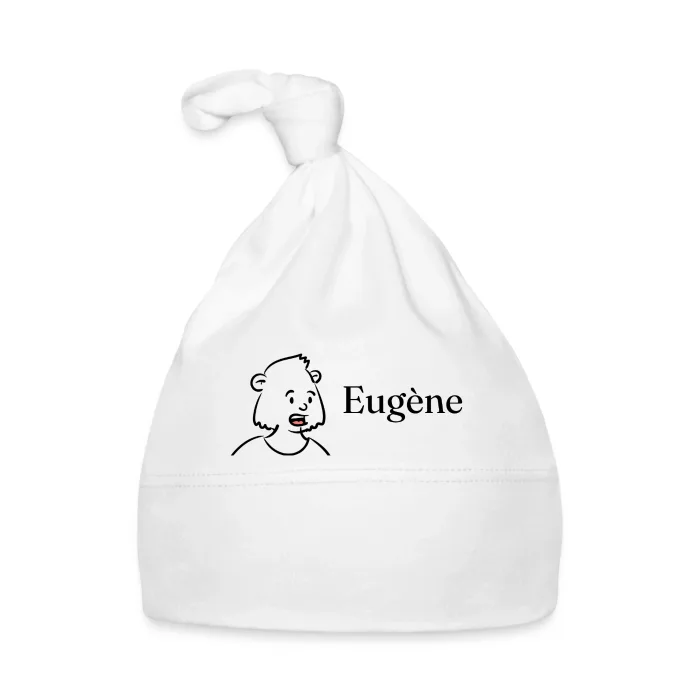 Bonnet bébé personnalisé au prénom Eugène