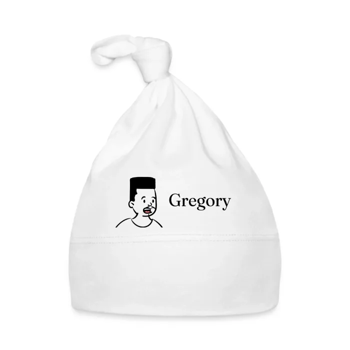 Bonnet bébé personnalisé au prénom Gregory
