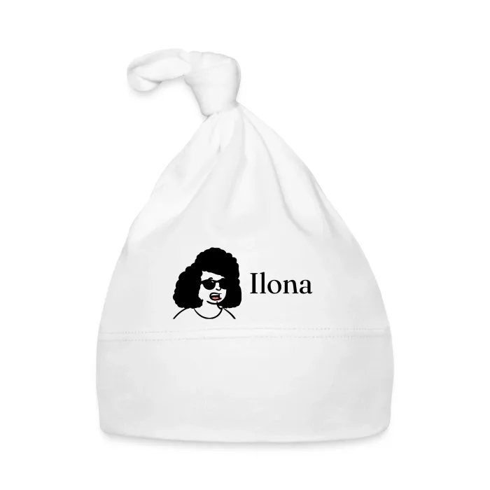 Bonnet bébé personnalisé au prénom Ilona