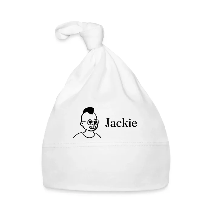 Bonnet bébé personnalisé au prénom Jackie