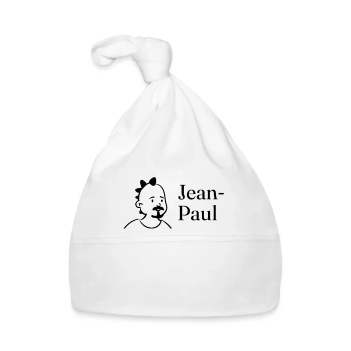Bonnet bébé personnalisé au prénom Jean-Paul