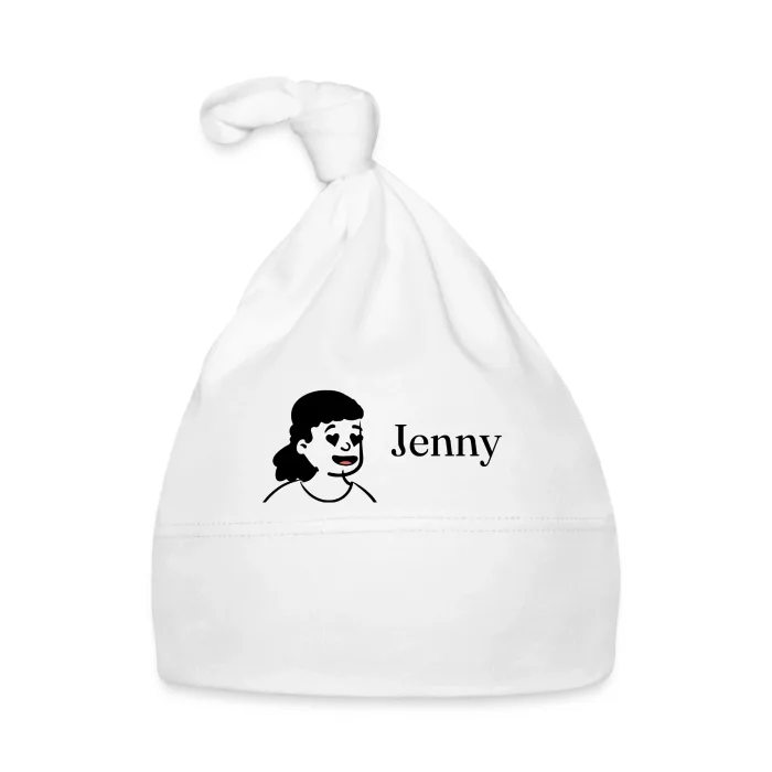 Bonnet bébé personnalisé au prénom Jenny