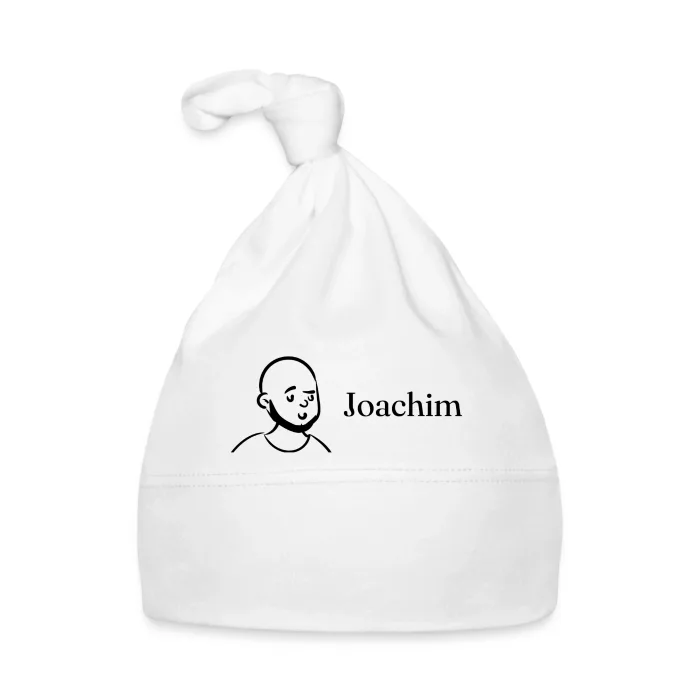 Bonnet bébé personnalisé au prénom Joachim