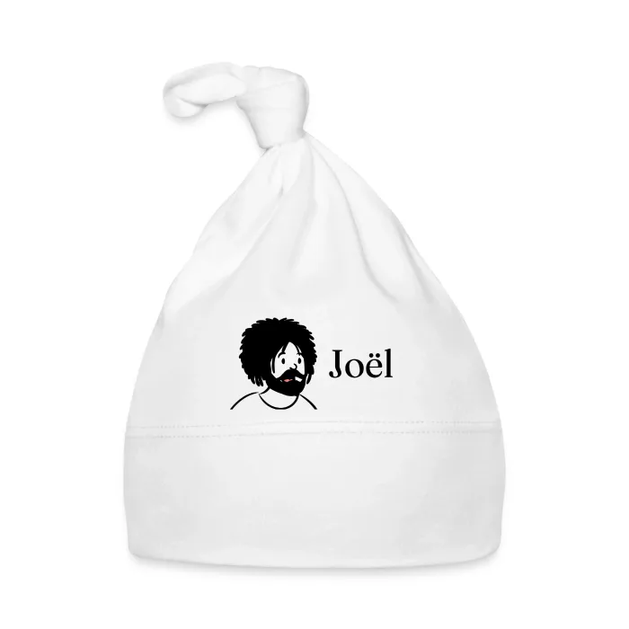 Bonnet bébé personnalisé au prénom Joël