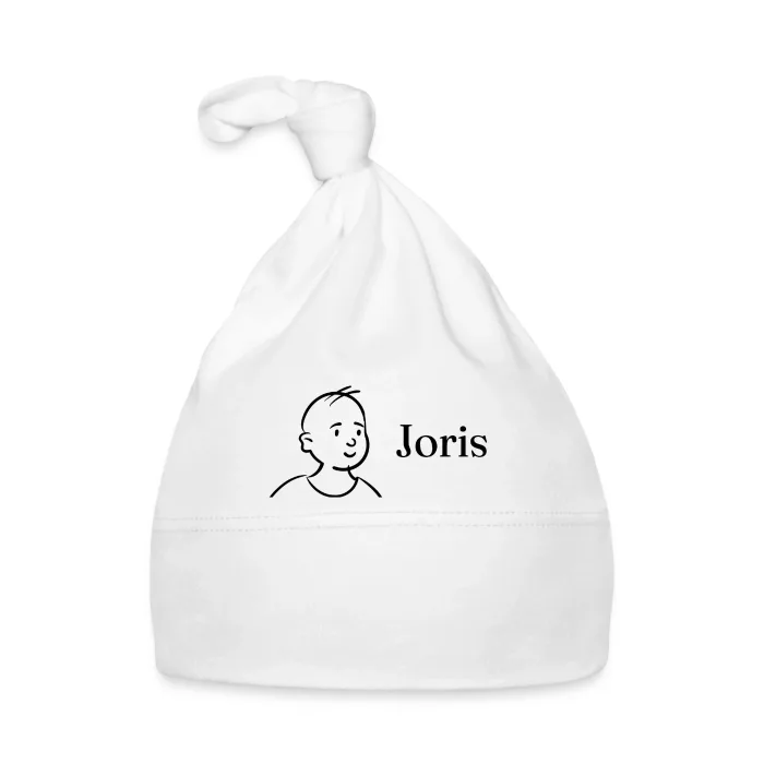 Bonnet bébé personnalisé au prénom Joris
