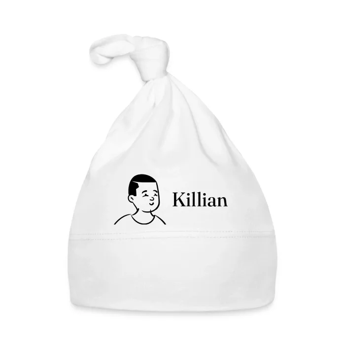 Bonnet bébé personnalisé au prénom Killian