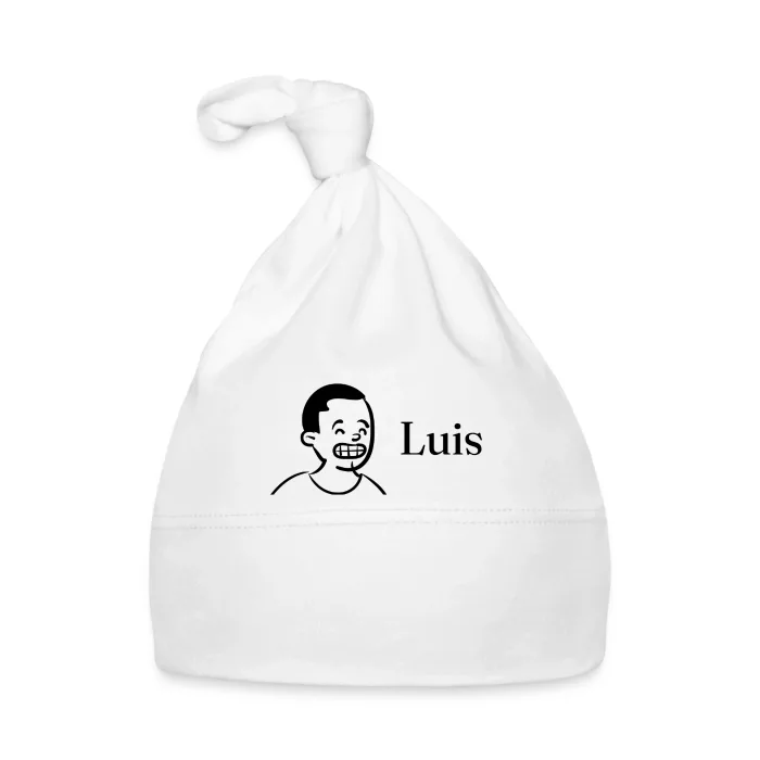 Bonnet bébé personnalisé au prénom Luis