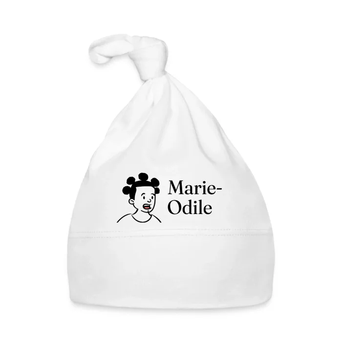 Bonnet bébé personnalisé au prénom Marie-Odile