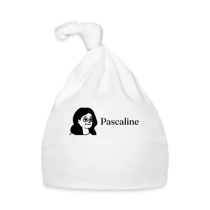 Bonnet bébé personnalisé au prénom Pascaline