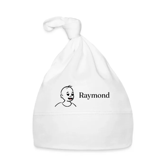 Bonnet bébé personnalisé au prénom Raymond