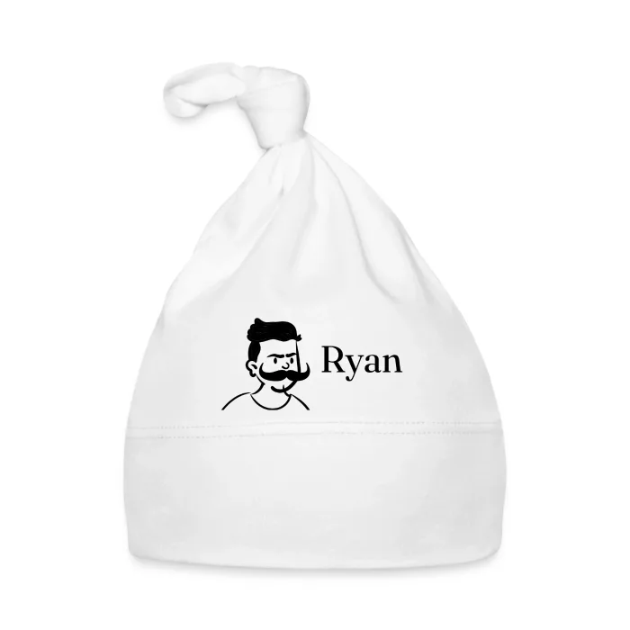 Bonnet bébé personnalisé au prénom Ryan