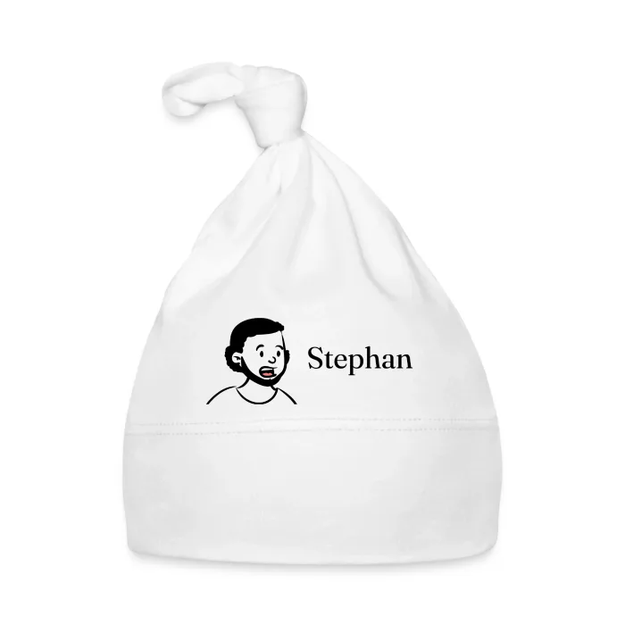 Bonnet bébé personnalisé au prénom Stephan