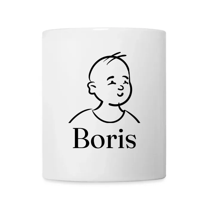 Mug personnalisé au prénom Boris