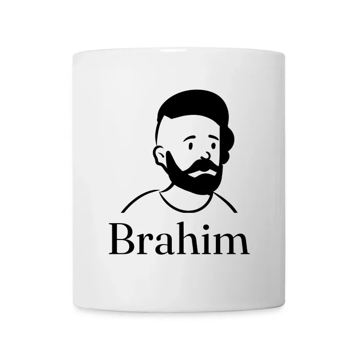 Mug personnalisé au prénom Brahim