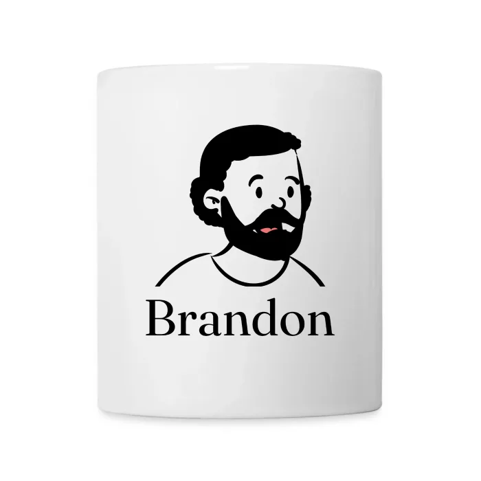 Mug personnalisé au prénom Brandon