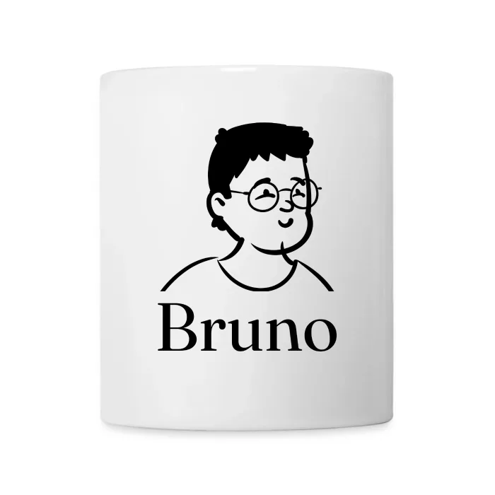 Mug personnalisé au prénom Bruno