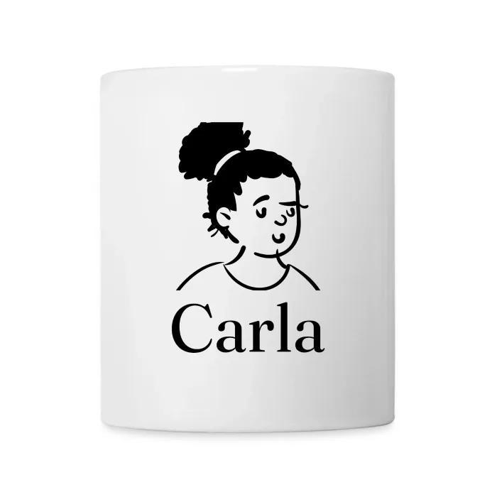 Mug personnalisé au prénom Carla
