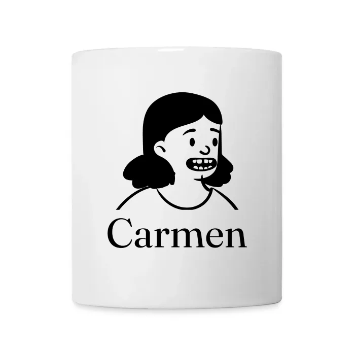 Mug personnalisé au prénom Carmen