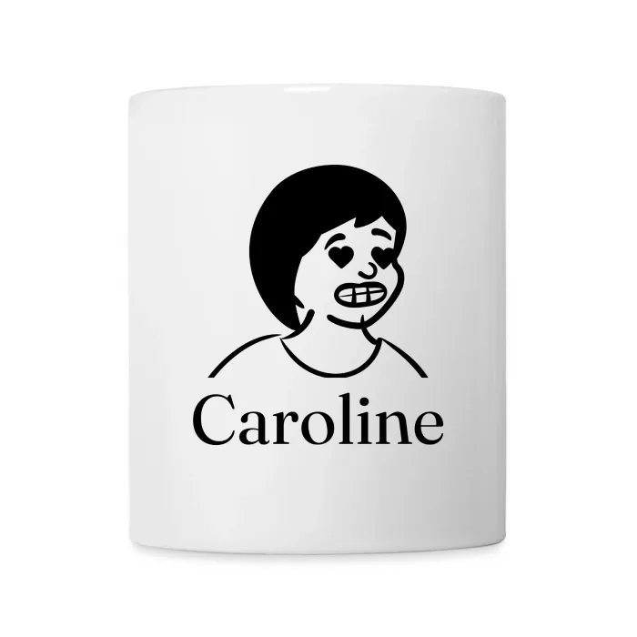 Mug personnalisé au prénom Caroline